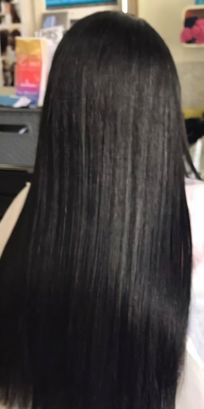 After: Straightening & smoothing