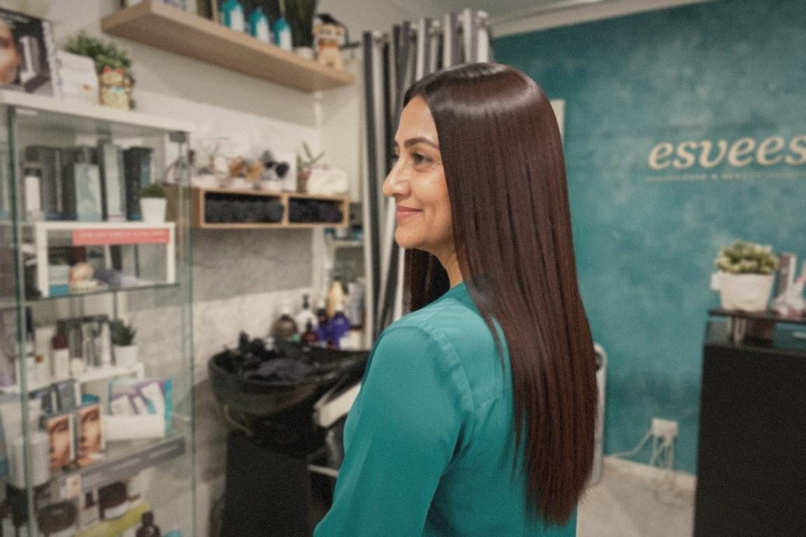 Permanent Straightening at Salon Esvees